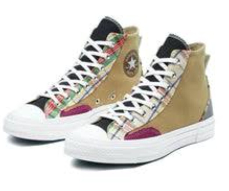 CONVERSE Sz 39 Or UNISEX CHUCK TAYLOR All Stars 70s High Top Overlay  Sneaker