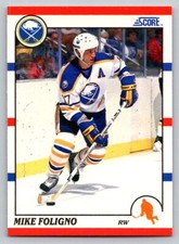 1990-91 Score - Mike Foligno #133