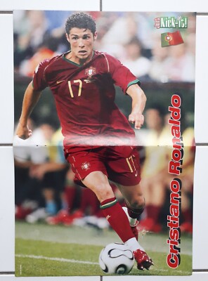Just Kick It POSTER Cristiano Ronaldo CR7 Real Madrid Portugal Fußball