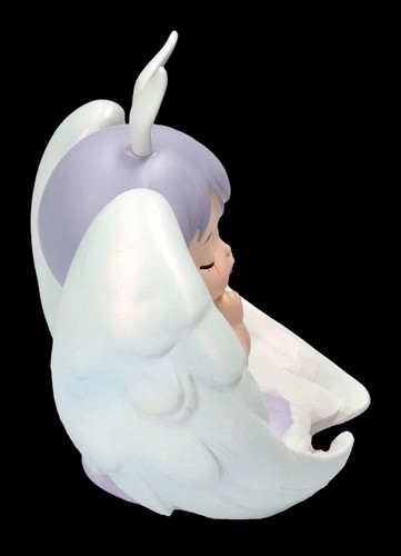 Small Angel Purple - H 8.5cm - Praying - Gift Idea - Guardian Angel Figurine - Picture 5 of 7