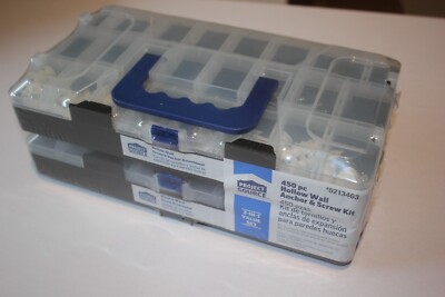 Wall Anchor and Screw Kit *450 pc Value Set*  by Project Source from Lowes NEW