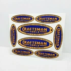 CRAFTSMAN TOOLS 1930's Vintage Style DECALS, 2 Inch & 3 Inch, Vinyl STICKERS