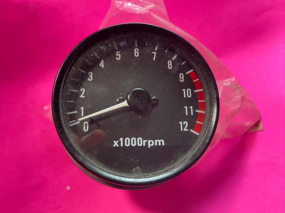 Conjunto de tacómetro - 0-12.000 RPM para Kawasaki KZ900, KZ1000, Z1 900 25015-1010 Foto 4 de 4