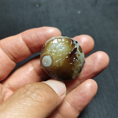 Rare 21.6 G Natural Gobi Agate Eyes Agate/stone Madagascar 32702 - Picture 13 of 14