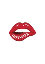 Kink Ink "Hotwife Lips" Temporary Tattoo Kinky Adult Sticker BDSM