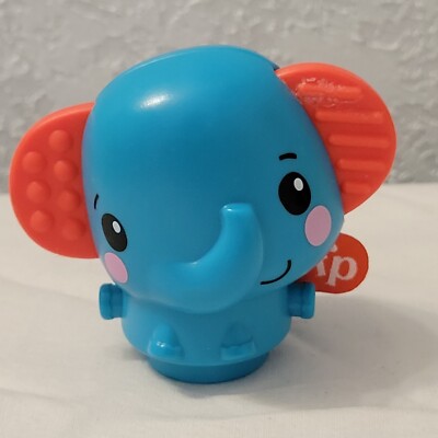Fisher-Price Stacking Elephant Activity Toy Replacement Part Blue Elephant Top