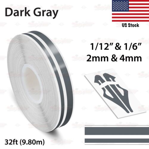 1/12" & 1/6" PIN STRIPES Car Motorcycle Truck Twin Lines TAPE Vinyl Stickers - Bild 34 von 51
