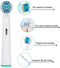 Set Da 4 Testine Di Ricambio Per Spazzolino Elettrico - Foto 13