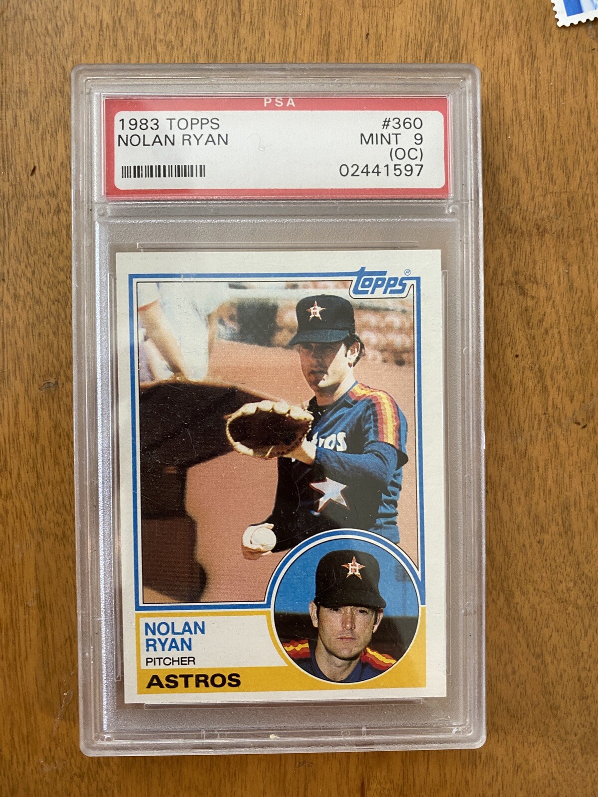 1983 Topps NOLAN RYAN #360 - PSA 9 - Astros