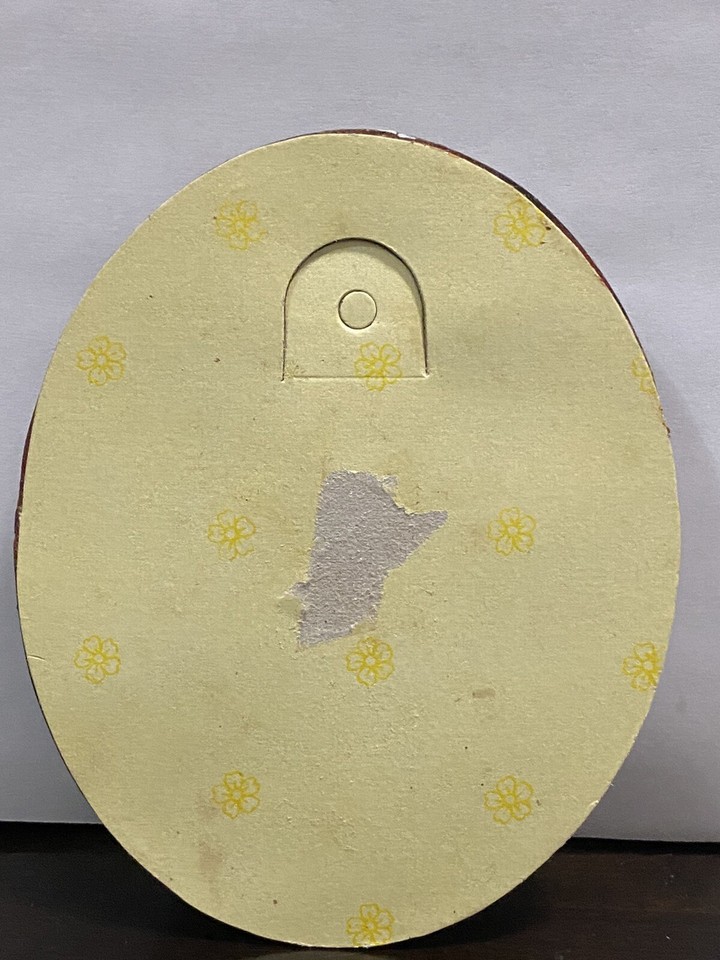 VINTAGE MINIATURE OIL PAINTING LANDSCAPE IMPRESSIONIST PLASTIC LUCITE