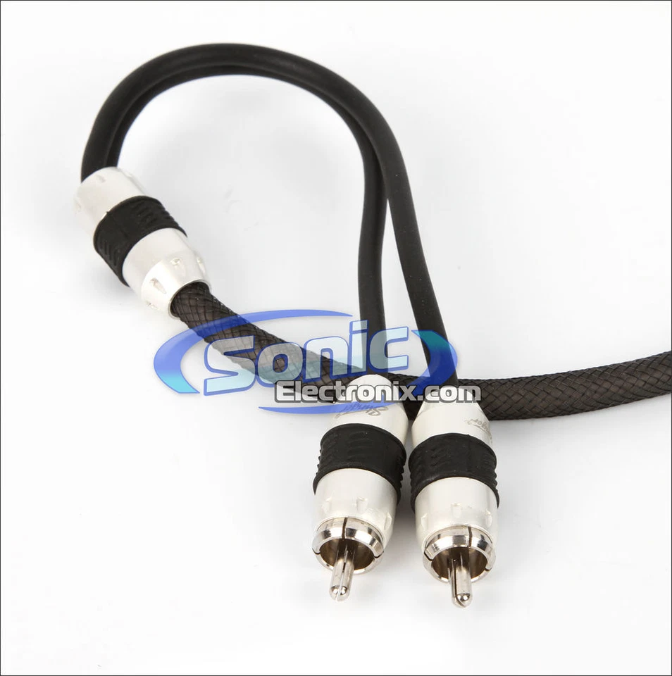 Cable de interconexión RCA Stinger SI823 3 pies 2 canales serie 8000 grado audiófilo Foto 3 de 3