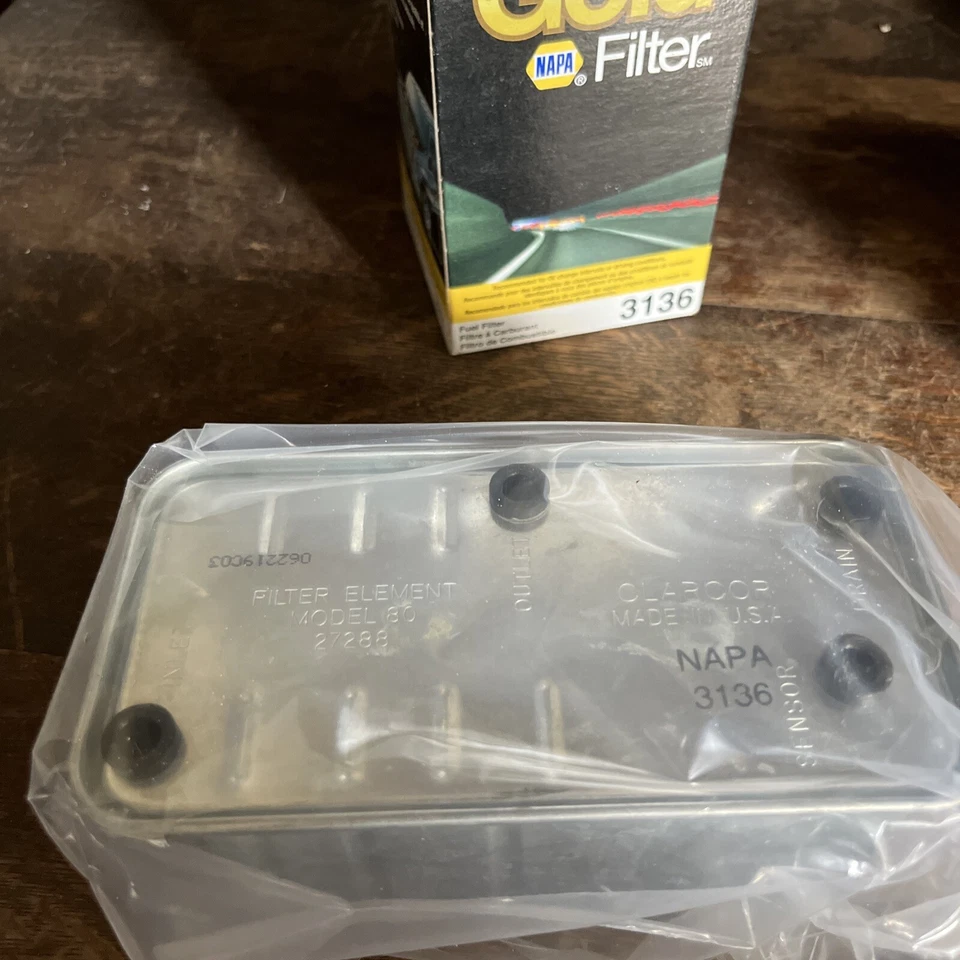 NOS NAPA Gold Fuel Filter 3136  87-91 GMC V1500 - Image 2 of 4