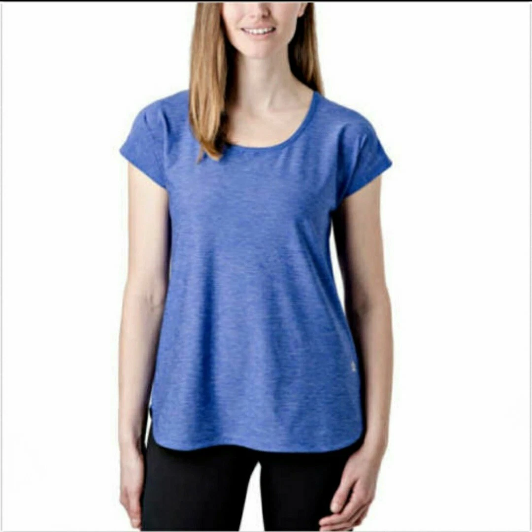 TUFF ATHLETICS Blue Active Keyhole T-shirt Women's Small S Athletic  Athleisure