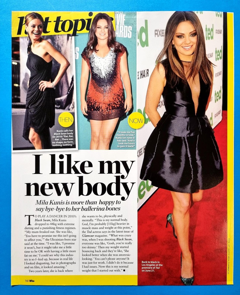 Mila Kunis Black Swan Weight Celebrities Who Looked Different After A