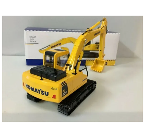 1/43 PC220-8 Diecast Model Car Komatsu Tracked Excavator Hydraulic Breake Truck - Picture 9 of 10