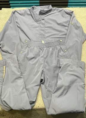 Bogner Track Suit Mens Large Blue Pullover Top Pants Ski Vintage 80s Made in USA