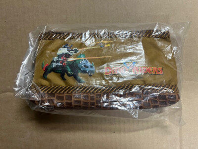 Astuccio Scuola School case Mattel Tyco Dino Riders nuovo plastica marrone new
