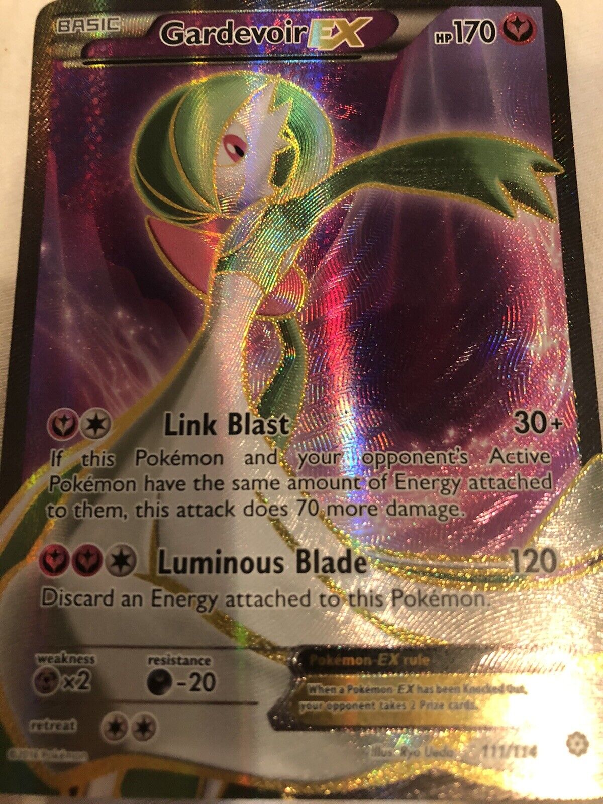 Carta Card Pokémon Gardevoir Ex