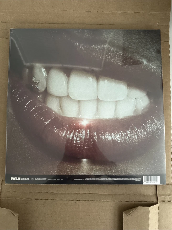 Tate McRae So Close To What Purple Gold Swirl Vinyl LP Alt. Art W/ Signed Poster - Image 3 of 3