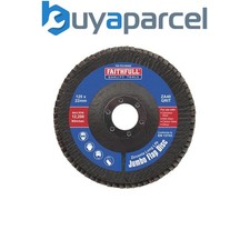 Image of Faithfull  Zirconia Abrasive Jumbo Flap Disc ZA40 125mm FAIFD12540Z