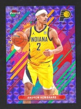 2025-26 Topps Finest Andrew Nembhard Rare Purple Geometric Refractor 17/50