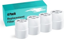 4-Pack Replacement Filter for JOLIE Shower Head, Compatible with JOLIE Shower