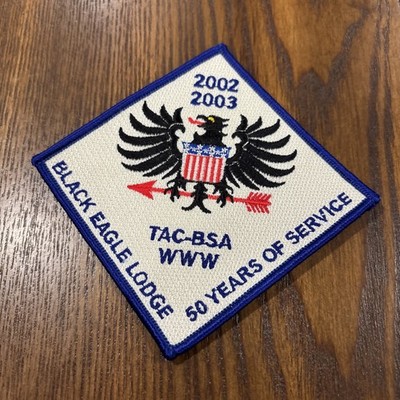 Black Eagle Lodge 482 X11 50 Years of Service OA Patch