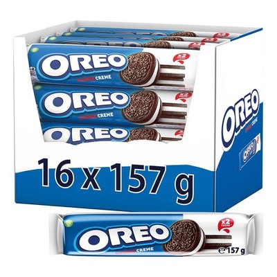 OREO Double Creme Kakaokekse mit Vanillefüllung 16x157g Vorratspack