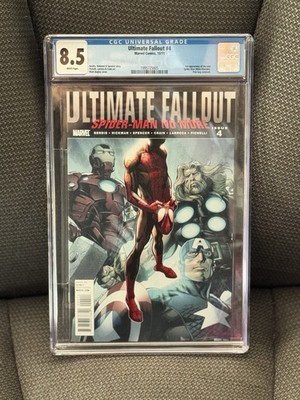 Ultimate Fallout #4, 1st appearance Miles Morales, CGC 8.5