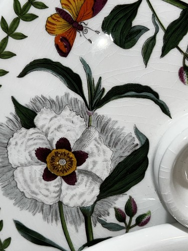 Portmeirion England The Botanic Garden 2 Qt Casserole with Lid Spanish Gum - Picture 10 of 24