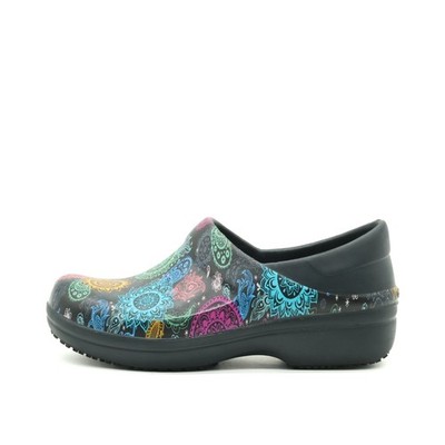 Crocs Damen Berufsschuhe EU 36-37 Classic Mandala schwarz bunt