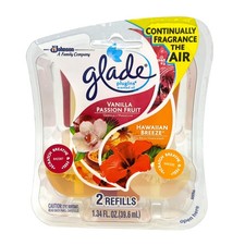 GLADE Plugins 2 Pack Scented Oil Refills with Essential Oils Lavender Vanilla