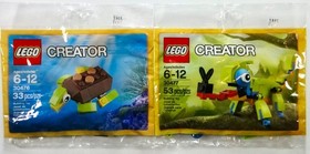 LEGO Creator: 6605179 / 500962 Fish Tank, 31128 Dolphin Turtle, 30476, 30477