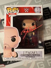 Dave Bautista ACOA Autograph Signed Batista WWE Funko Pop! Roman Cody Punk