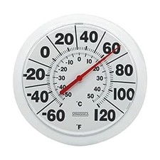 Large Outdoor Indoor Thermometer Easy Read Bold Analog Display Weather Resistant