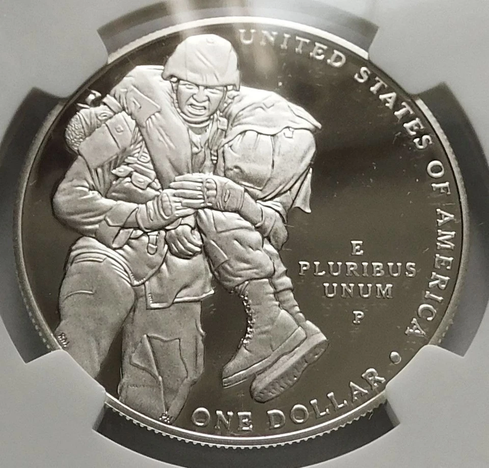 2011-P Medal of Honor Proof Silver Commemorative S$1 coin - NGC PF 70 UCAM - Image 4 of 4