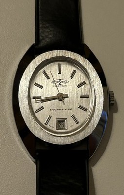 Vintage Everswiss Calendar Wristwatch for parts or Repair