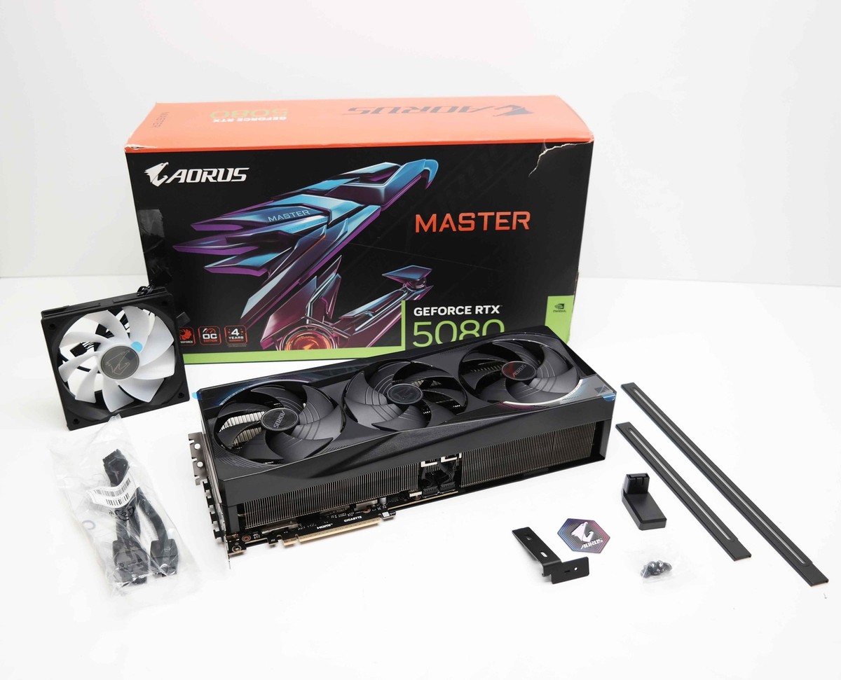 GIGABYTE AORUS MASTER GeForce RTX 5080 16GB GDDR7 Graphics Card | eBay