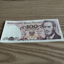 Poland 1988 100 Zlotych Banknote