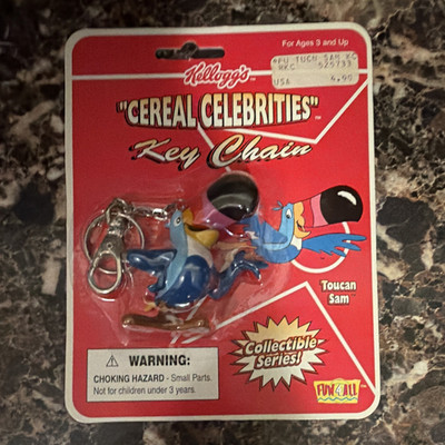 Kellogg Toucan Sam Key Chain Cereal Celebrities Collectible Series 1998