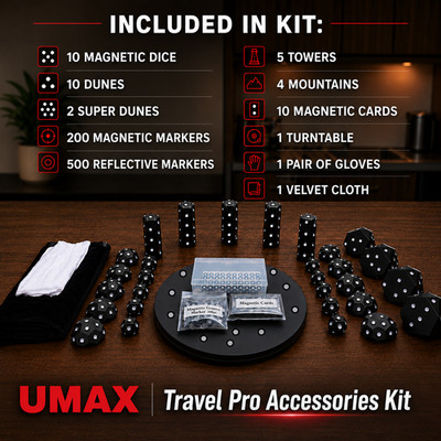 3D Scanning UMAX Travel Pro Accessories Kit