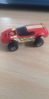 Hot Wheels Body Swappers 1985 Mean Dream Racer Red Off Road Blackwall 80s