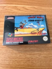 Thumbnail of ebay&reg; auction 286806004200 | Looney Tunes Road Runner For Super Nintendo/SNES PAL UK RARE Boxed
