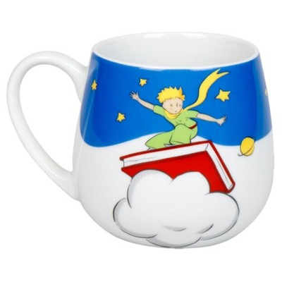 Könitz Porzellan Kuschelbecher (Der kleine Prinz auf einem Buch)