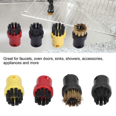 #ad Round Small Brush Head Steam Cleaner Brushes for Karcher SC1 SC2 SC3 SC4 SC5 SC7 $8.19