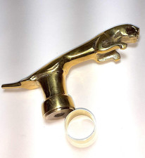 Antique Style Solid Brass Jaguar Head Handle For Wooden Walking Stick Handmade