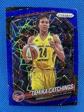2025 #60 Tamika Catchings Panini Prizm Blue Velocity Prizm Fever