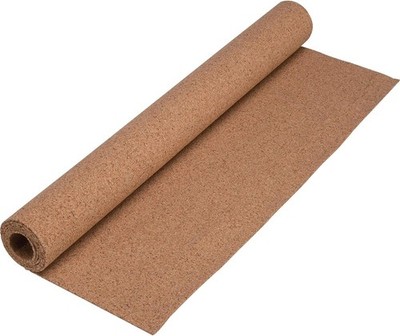 Lorell Natural Cork Roll 24'' x 48'' Bulletin Board Display Material