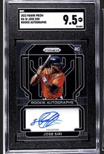 2022 Panini Prism Rookie Autographs Jose Siri RA-SI