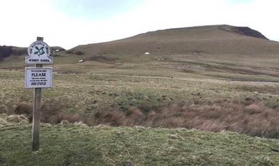 Foto 6x4 Mam Tor von Windy Knoll Barber Booth Mam Tor gesehen vom f c2018
